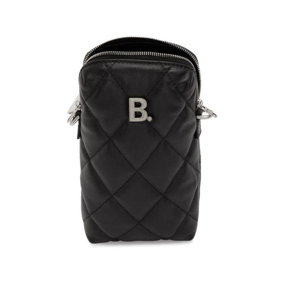 Balenciaga Touch Black Nappa Leather Quilted Puffy Bag - Picture 4 of 10